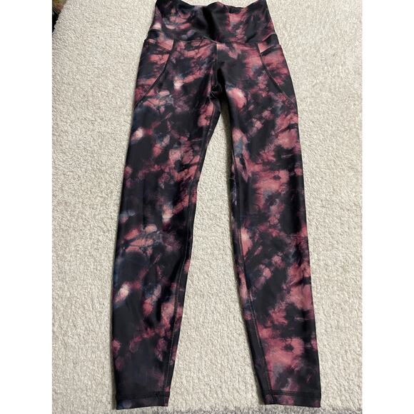 Old Navy Women's Size Small Powersoft High Rise Tie Dye Leggings Multicolor - Picture 1 of 7
